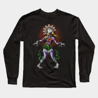 Aztec Mythology Deity Tzitzimitl Long Sleeve T-Shirt